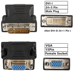 Adaptador DVI a VGA 24-5pin