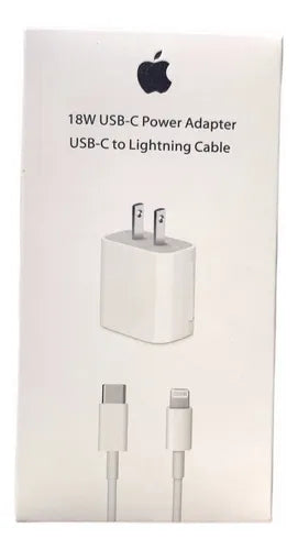 Cargador Con Cable Tipo C a Lightining 18W Apple