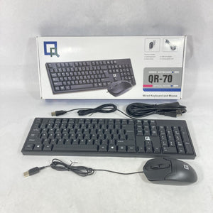 Teclado Inalambrico y Mouse Model QR-70