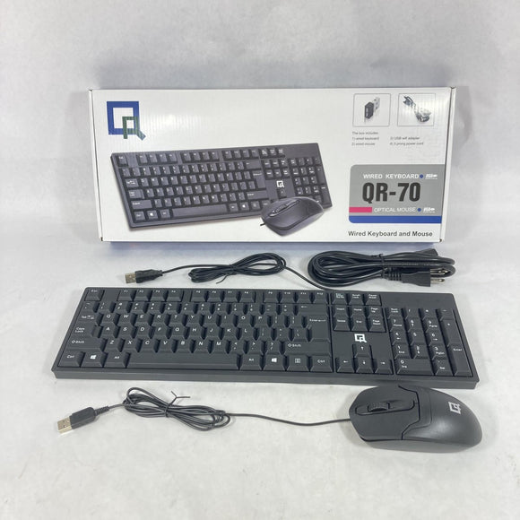 Teclado Inalambrico y Mouse Model QR-70