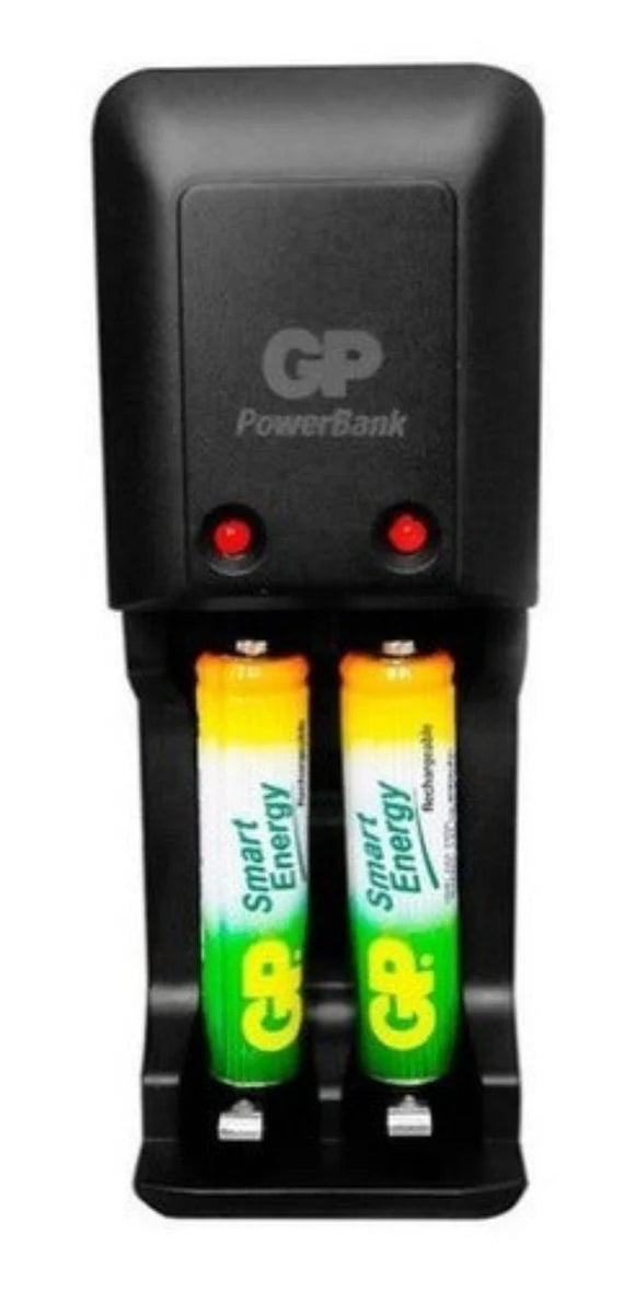 Cargador con Pila Recargable AAAX2 y AAX2 Gp