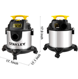 Stanley 4-Gallon mojado/seco aspiradora de Acero Inoxidable