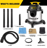 Stanley 4-Gallon mojado/seco aspiradora de Acero Inoxidable