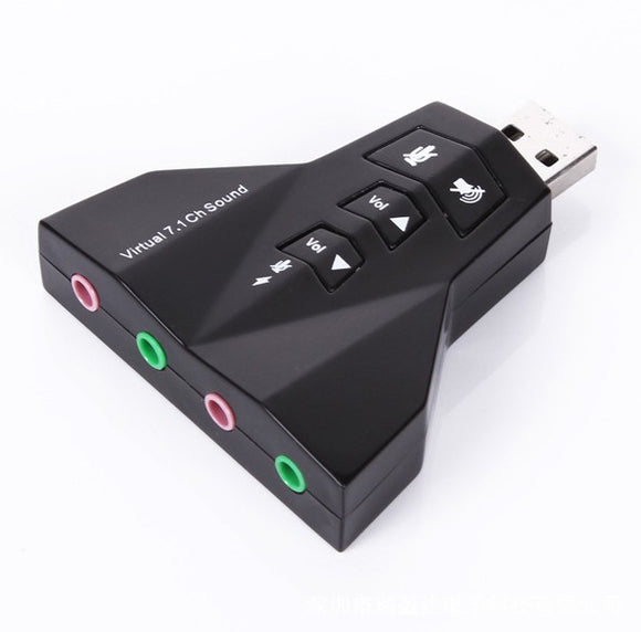USB sound adapter- marca VIRTUAL 7.1 CHANNEL