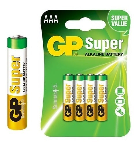 Pilas AA - 4 Pack alkalina battery - marca GP