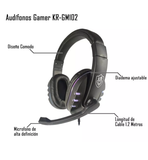 Audífonos Gamer Kr Gm102 Batlleground