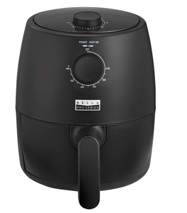 Bella Pro Series - Freidora de aire analógica de 2 QT